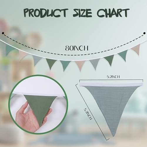 Pennant Banner Flags, Infant and toddler room decoration pennant, - Image 2