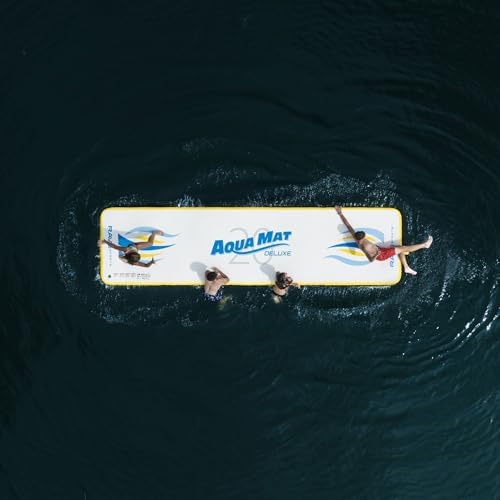 Rave Sports Inflatable Aqua Mat, Platform and Swim Dock - Image 5