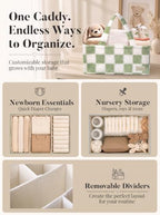 Baby Diaper Caddy Organizer - Image 3