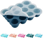 Silicone Freezer Tray with Lid, 1.5oz x 12 Pods by HIWOOD