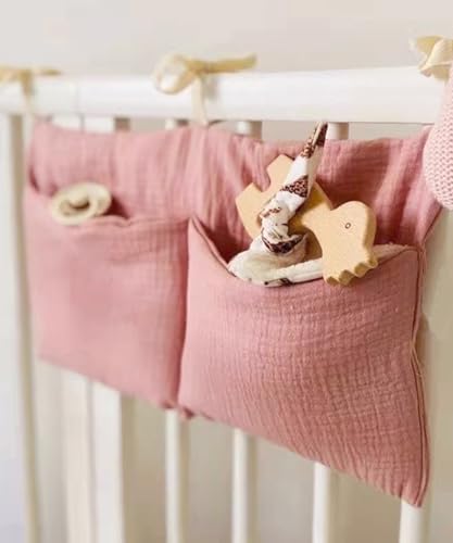 Baby Bedside Hanging Bags Storage Organizer Milk Bottle Toy Crib Baby Nappy-Bag - Image 6