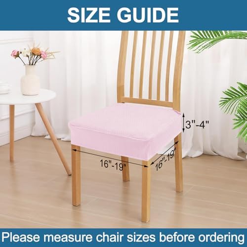 Smiry Waterproof Seat Covers for Dining Room Chairs - Image 2