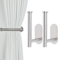 Groleca Adhesive Curtain Holdbacks No Drill Curtain Tiebacks, 2 Pack by GROLECA