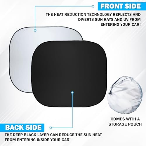 Autovir Car Windshield Sun Shade Foldable | Front Windshield Shade - Image 6