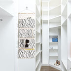 CROWNED 2Pcs Over Door Hanging Storage Bags Wall Mount Closet Organizer - Image 2