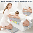 Bath Kneeler and Elbow Rest Pad Set, 1.5” Thick Bathtub Kneeling Mat - Image 2