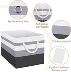 Fab totes Storage Bins 3-Pack, Foldable Storage Baskets - Image 3