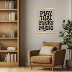 You found a duck Play That Funky Music Wall Art Decor, Retro 70s Groovy - Image 3