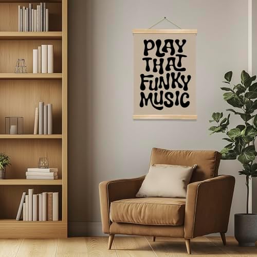 You found a duck Play That Funky Music Wall Art Decor, Retro 70s Groovy - Image 3