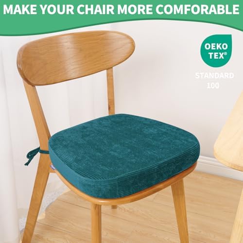 2.5" Thick Chair Cushions for Dining Chair, Corduroy High Density Foam Kitchen - Image 7