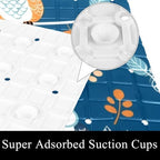 Bath Tub Shower Mat, Washable Bathtub Floor Mats, Suction Cups and Drain Holes - Image 3