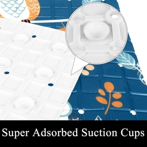 Bath Tub Shower Mat, Washable Bathtub Floor Mats, Suction Cups and Drain Holes - Image 3