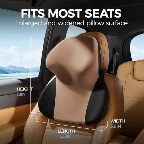 BEBAS Car Headrest Pillow, Ergonomic Neck Pillow - Image 2