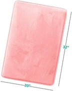 Clara Clark Bathroom Rugs, Velvet Memory Foam Bath Mat, Machine Washable Bath - Image 3