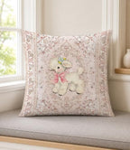 Fluffy Lamb Pillow Cover 18x18 - Image 2