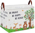 Woodland Nursery Decor Baby Shower Basket, Bear Baby Laundry Basket, Jungle by XHWZOF