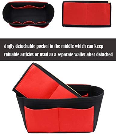 LEXSION Felt Purse Organizer Insert, Tote Bag Shaper Dividers - Image 2
