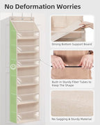 STORAGE MANIAC Over the Door Organizer 6-Shelf Closet Hanging Storage - Image 4