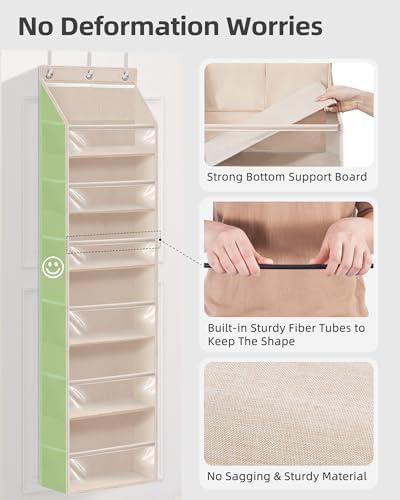 STORAGE MANIAC Over the Door Organizer 6-Shelf Closet Hanging Storage - Image 4