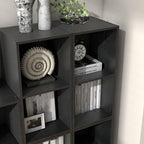 Homes: Inside + Out Apexa 2-Cube Storage Organizer Shelves, Stackable Wood - Image 4