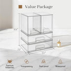 TIPGO Clear Stackable Storage Drawers, Baby Bottle Organizer, Easily-Access - Image 3
