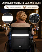 Tiptops Wheelchair Back Bag, Wheelchair Accessories Large Capacity Wheelchair - Image 6