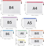 EOOUT 30pcs Mesh Zipper Pouch Bags, 8 Sizes Plastic Bags, 8 Colors Zipper - Image 2