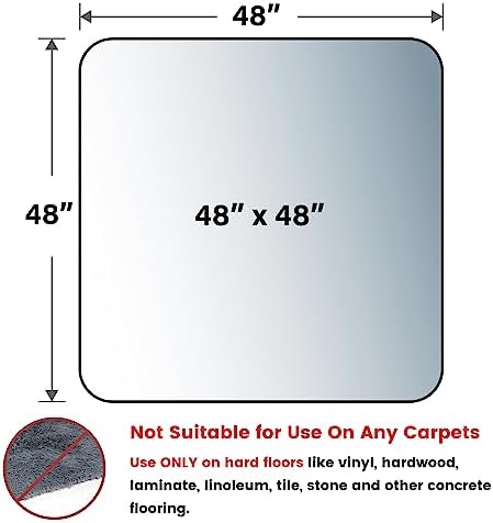 Yecaye Office Chair Mat for Hardwood Floor - Image 2