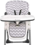 Soft Gray and White Chevron High Chair Pad | Easy to Install Replacement by Sumersault
