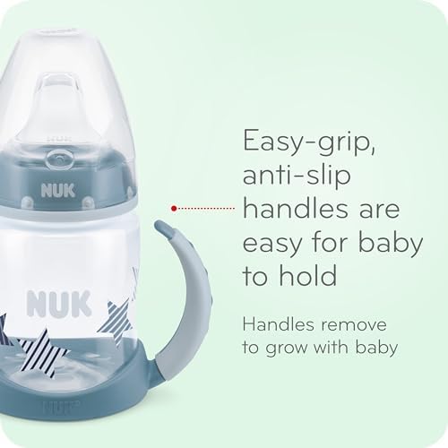 NUK Active Spill Proof Sippy Cup, 10 oz, 2 Pack, 8+ Months, Spill Proof Sippy - Image 2