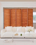 JOSTYLE Bamboo Room Divider, 5-Panel Folding Privacy Screen by Jostyle