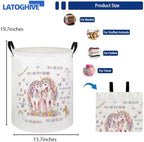 Baby Laundry Hamper kids laundry Basket Waterproof Laundry Bag - Image 2