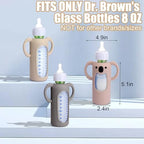 3 Pack Silicone Sleeves for Dr. Brown's Glass Bottles 8 OZ - Image 2