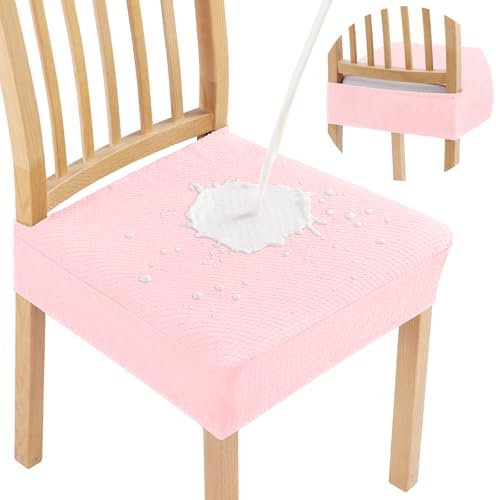 Smiry Waterproof Seat Covers for Dining Room Chairs by Smiry