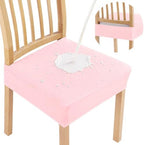 Smiry Waterproof Seat Covers for Dining Room Chairs by Smiry
