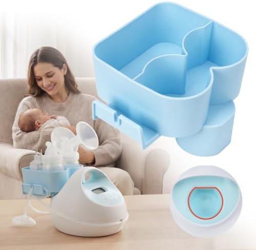 Baby Bottle & Hose Holder for Spectra S1/S2 Plus, Portable Breast Pump Stand by Purekra