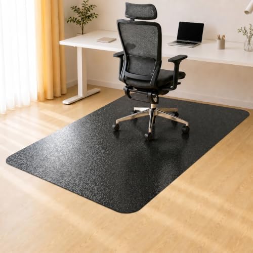 Kuyal Chair mat for Hardwood Floor, 46 x 60 inches Rectangle Floor Mats by Kuyal
