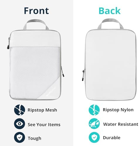 Compression Packing Cubes 6 Set, Compressible Space-Saving Packing Cubes - Image 5