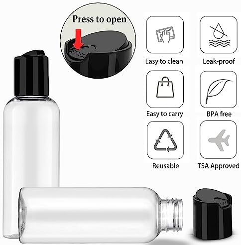 DNSEN 5 Pack 3.4 oz Travel Bottles - Image 2