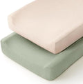 lulumoon Muslin Changing Pad Cover: 32x16 Fit Standard Rectangle Pad by Lulumoon