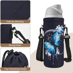 AUPET Water Bottle Bag Carrier, 24oz/32oz Insulated Neoprene bottle Sling - Image 6