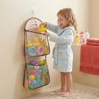 Good Mood Toddler Bath Toy Organizer, Large Capacity Baby Bathtub Toy Storage - Image 4