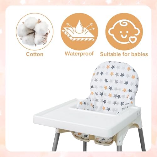 for IKEA High Chair Cushion, Cotton Non-Slip - Image 4