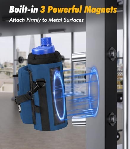 Nuovoware Magnetic Gym Bag, Water Bottle Carrier Holder - Image 2