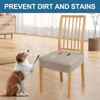 Smiry Waterproof Seat Covers for Dining Room Chairs - Image 6