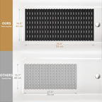 OTHWAY Non Slip Bathtub Mat, Soft TPE Black Shower Mat - Image 3