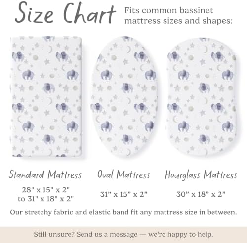 Sorrel + Fern Baby Bassinet Sheets 2-Pack - Image 5
