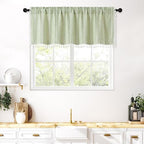 MitoVilla Boho Farmhouse Kitchen Valances by MitoVilla