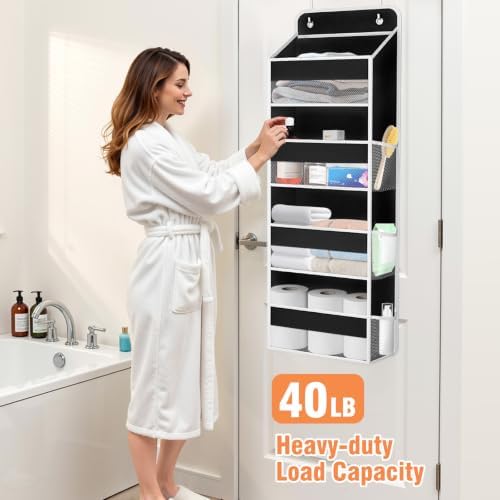 Over The Door Organizer Storage Large Capacity Hanging Bedroom Storage - Image 5