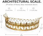 Creative Co-Op Decorative Metal Curtain or Canopy Crown - Image 2